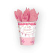 Picture of COMMUNION CHURCH PINK PAPER CUPS 250ML - 8 PACK